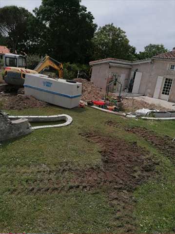 travaux d'assainissement dans les Deux-Sèvres (79)